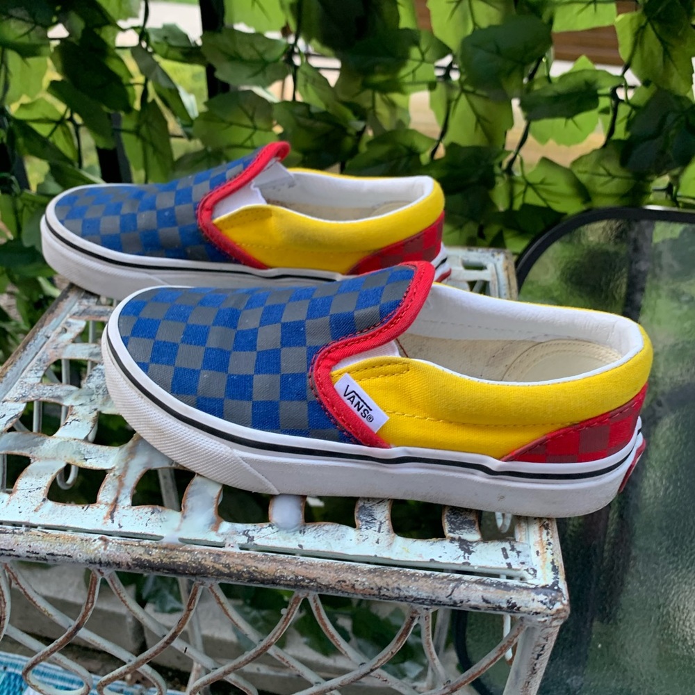 Vans checkered slip-ons
